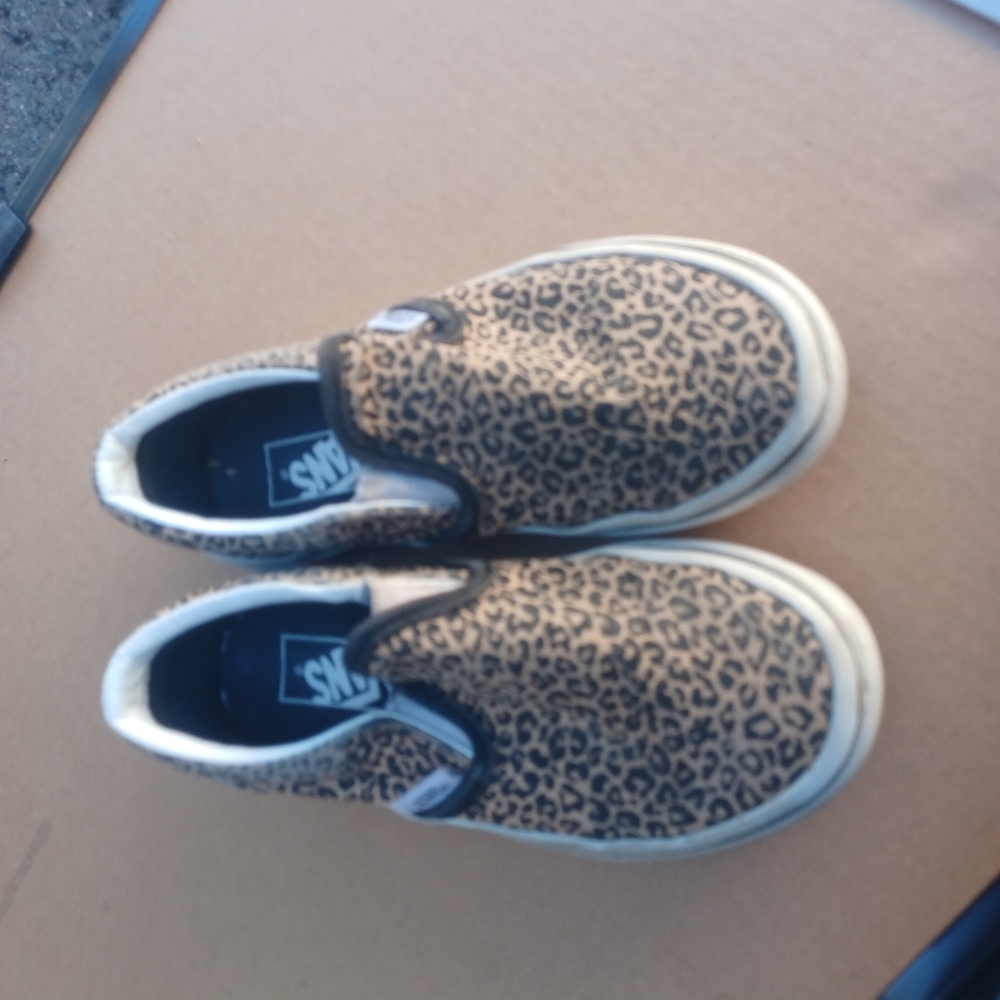 Kids vans leopard print shoes - Picture 4 of 7